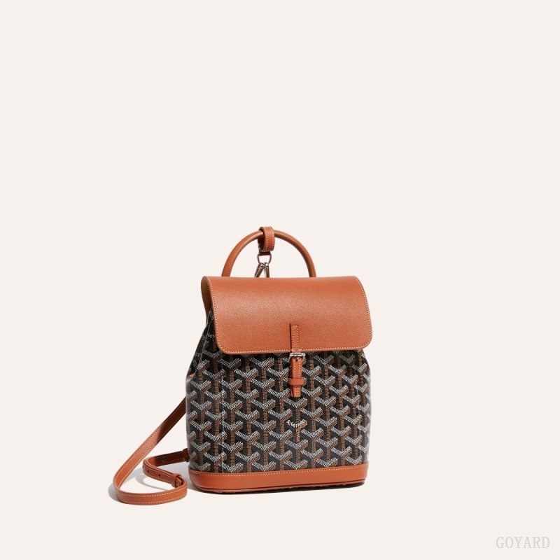 Goyard Alpin Mini Backpack Mustat Ruskea | JFUL6086