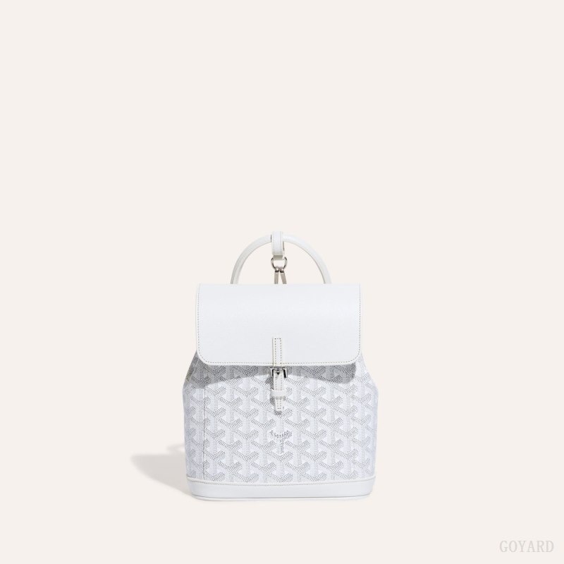 Goyard Alpin Mini Backpack Valkoinen | XBOR4467