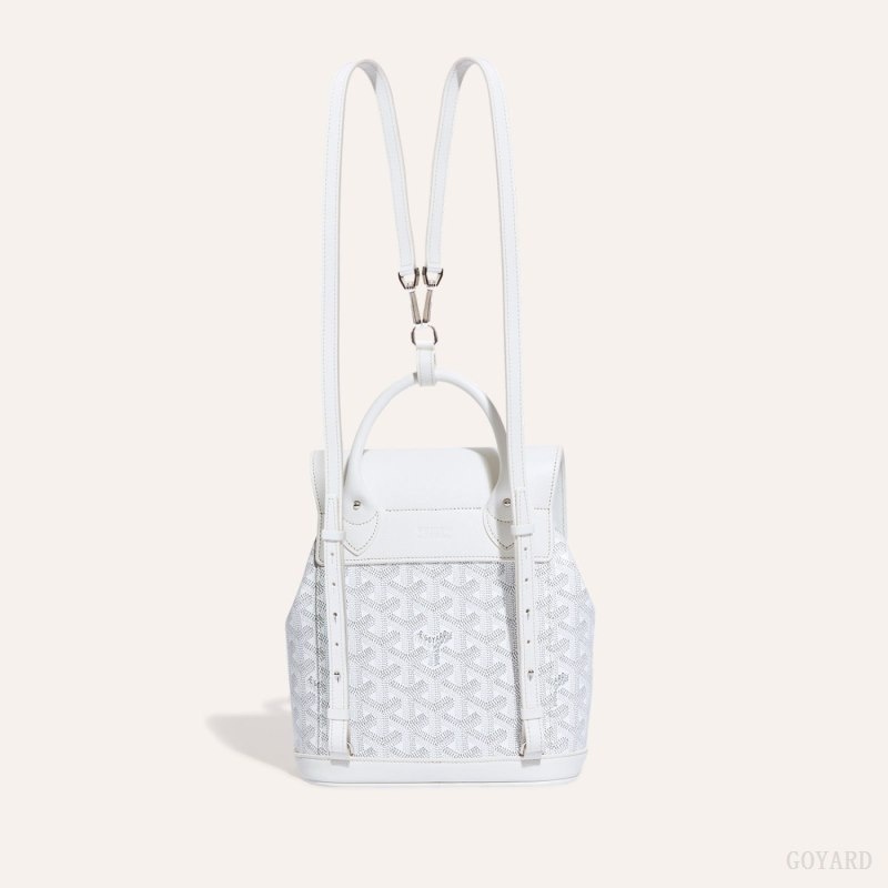 Goyard Alpin Mini Backpack Valkoinen | XBOR4467