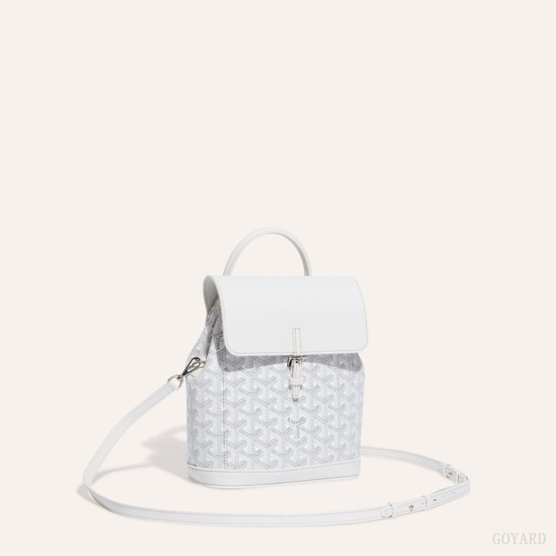 Goyard Alpin Mini Backpack Valkoinen | XBOR4467