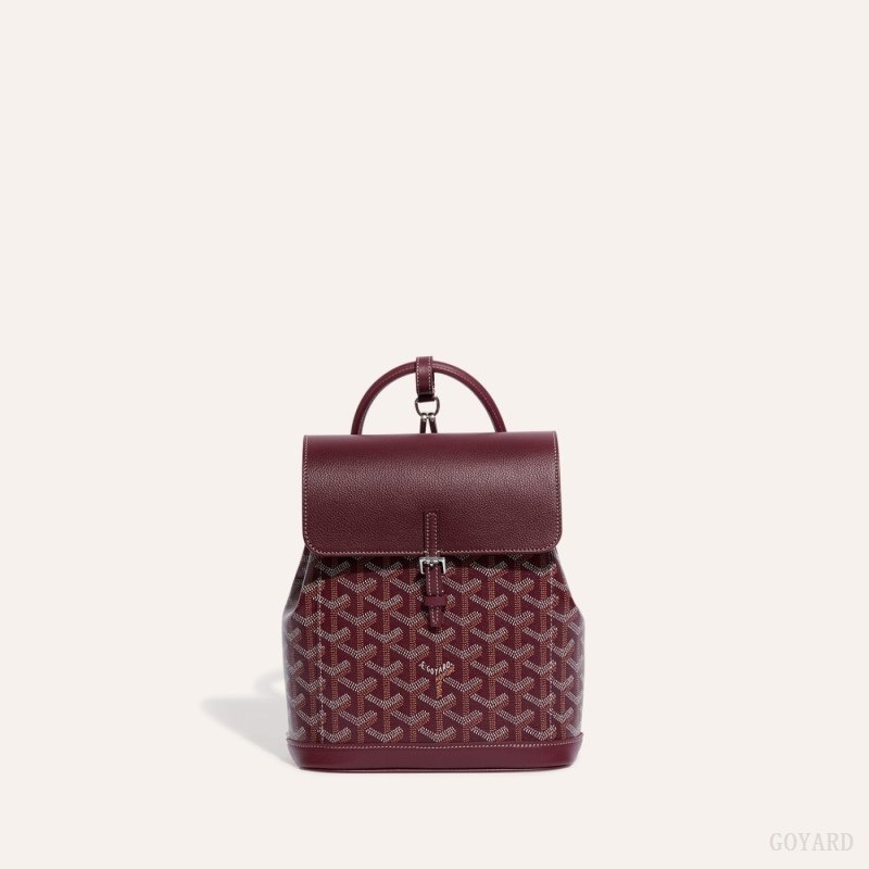 Goyard Alpin Mini Backpack Viininpunainen | RHUN0233