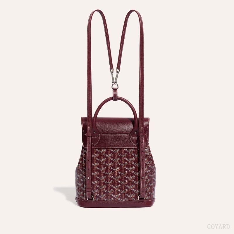 Goyard Alpin Mini Backpack Viininpunainen | RHUN0233