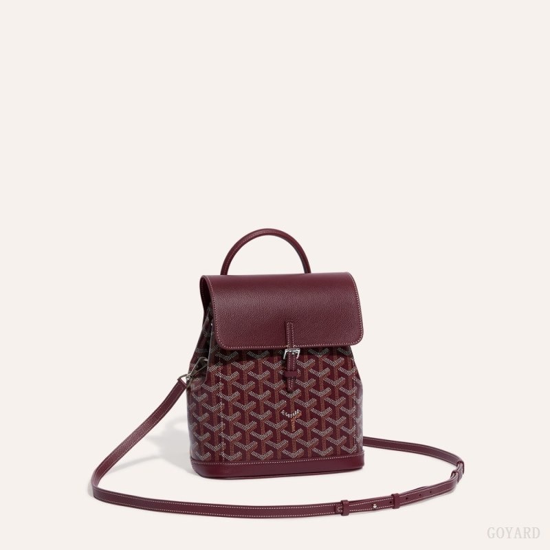 Goyard Alpin Mini Backpack Viininpunainen | RHUN0233