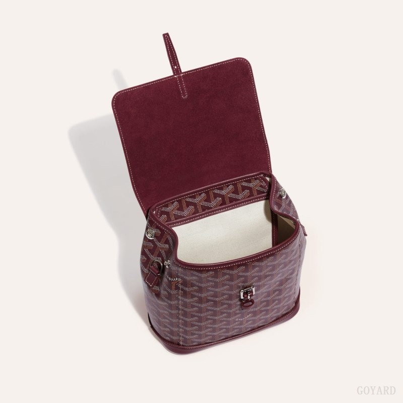 Goyard Alpin Mini Backpack Viininpunainen | RHUN0233