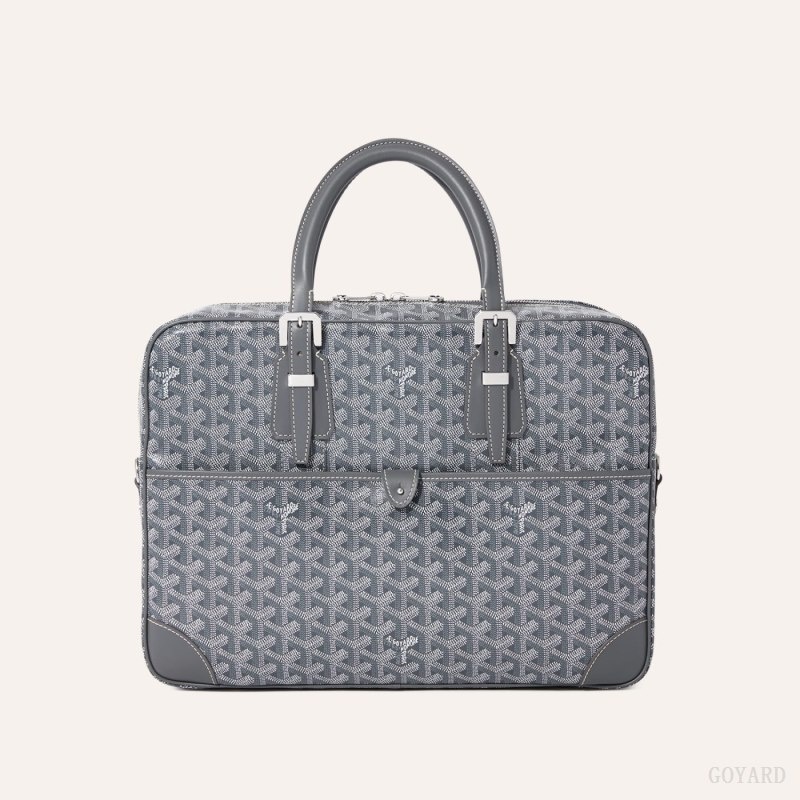 Goyard Ambassade MM Document Case Harmaat | KNZP9638