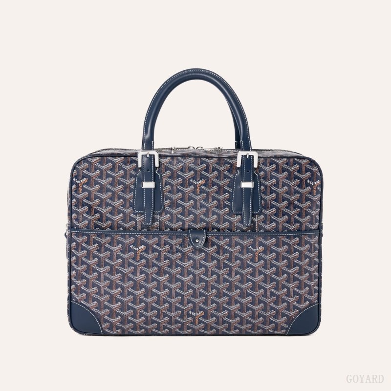 Goyard Ambassade MM Document Case Laivastonsininen Sininen | LISQ3788