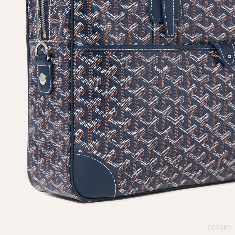 Goyard Ambassade MM Document Case Laivastonsininen Sininen | LISQ3788