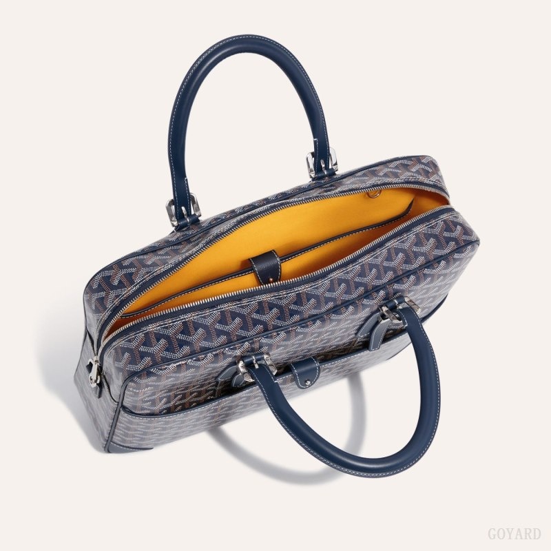 Goyard Ambassade MM Document Case Laivastonsininen Sininen | LISQ3788