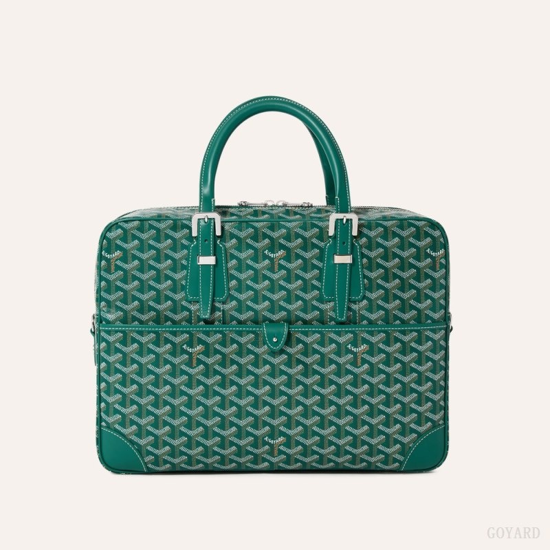 Goyard Ambassade MM Document Case Vihreä | VHMF4429