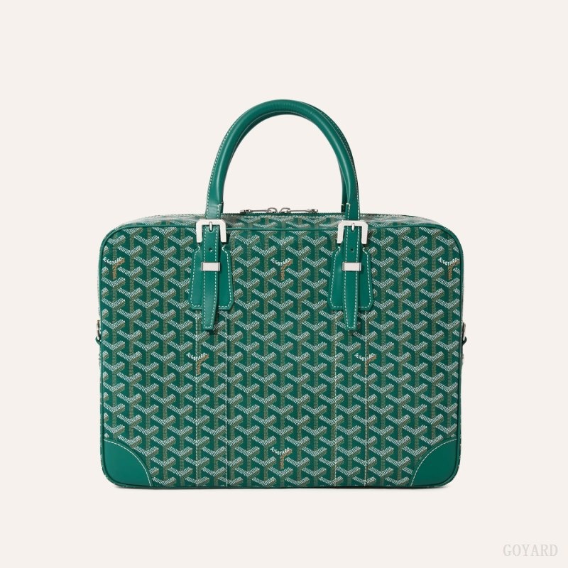 Goyard Ambassade MM Document Case Vihreä | VHMF4429