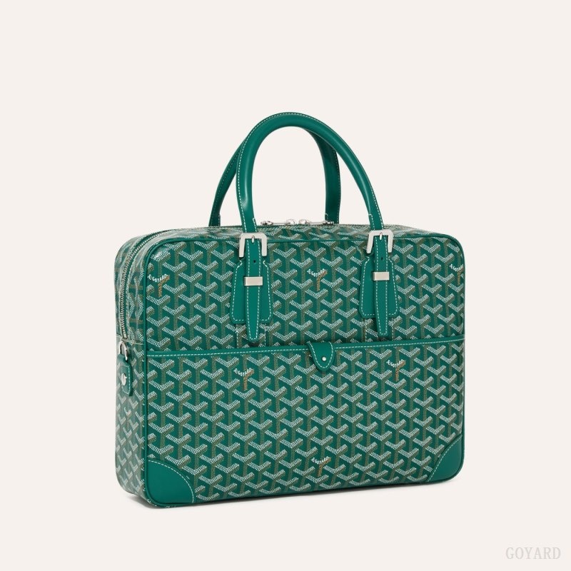 Goyard Ambassade MM Document Case Vihreä | VHMF4429