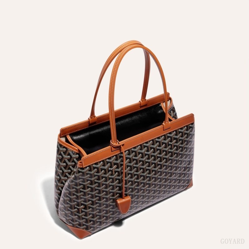 Goyard BELLECHASSE BIAUDE PM BAG Mustat Ruskea | OPJP4838