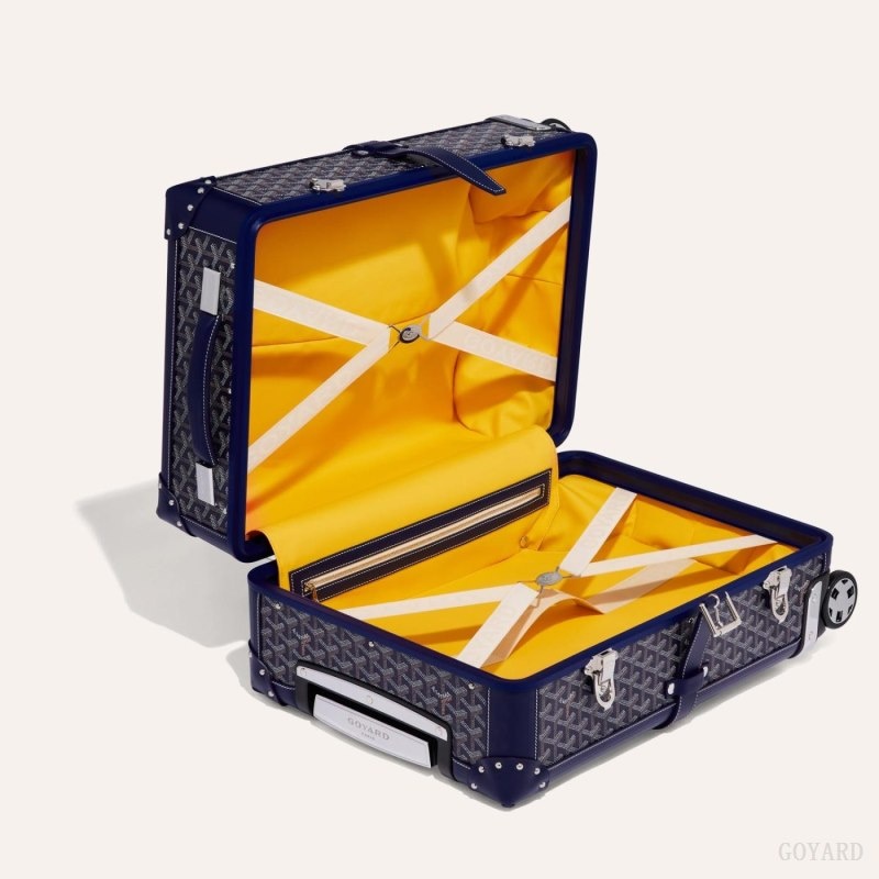 Goyard BOURGET PM TROLLEY CASE Laivastonsininen Sininen | APCS8269