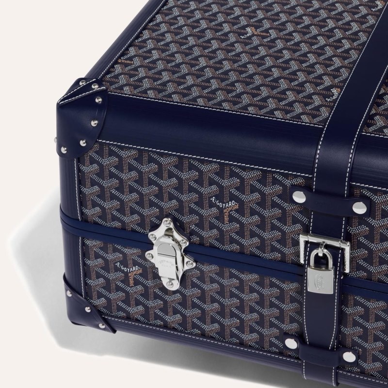 Goyard BOURGET PM TROLLEY CASE Laivastonsininen Sininen | APCS8269