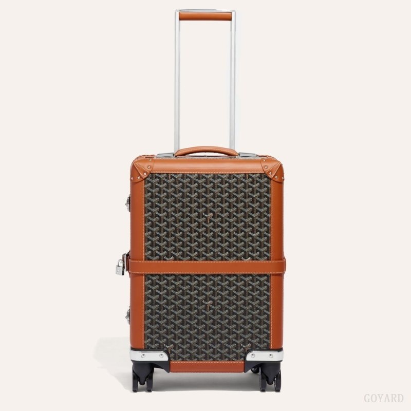 Goyard BOURGET PM TROLLEY CASE Mustat Ruskea | JSPA6162