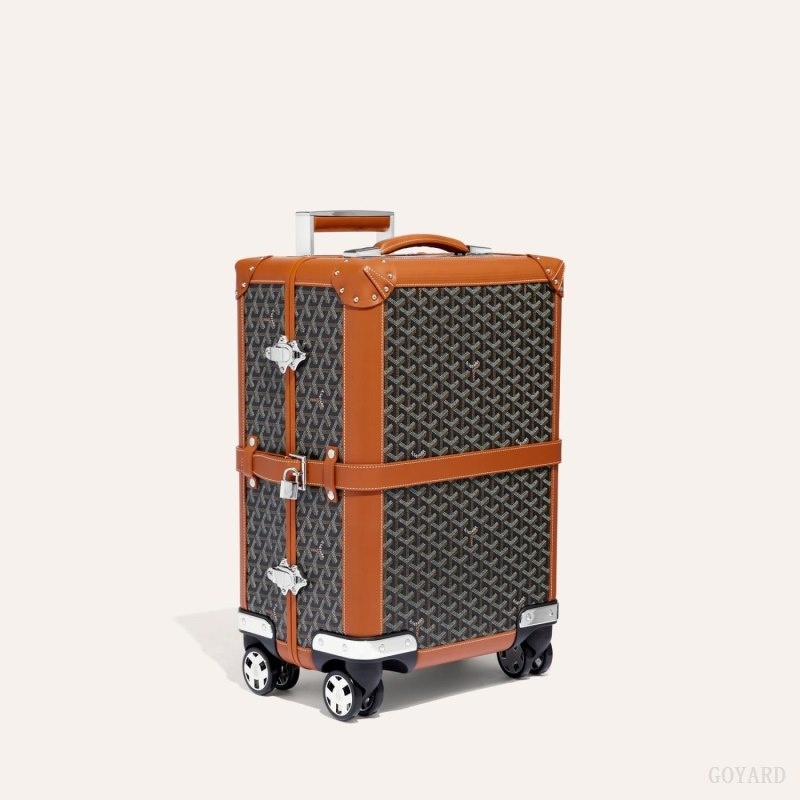 Goyard BOURGET PM TROLLEY CASE Mustat Ruskea | JSPA6162