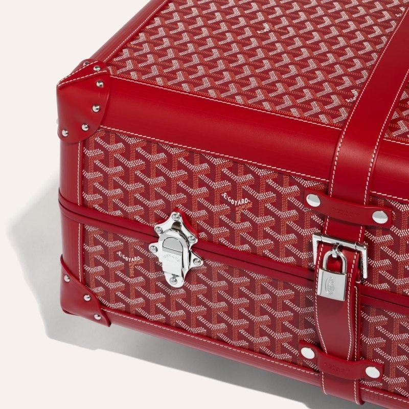 Goyard BOURGET PM TROLLEY CASE Punainen | EDRK9640