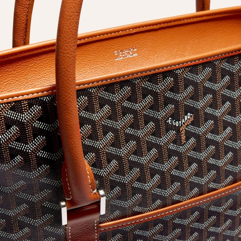 Goyard BOURGOGNE BAG Mustat Ruskea | MDFK0198