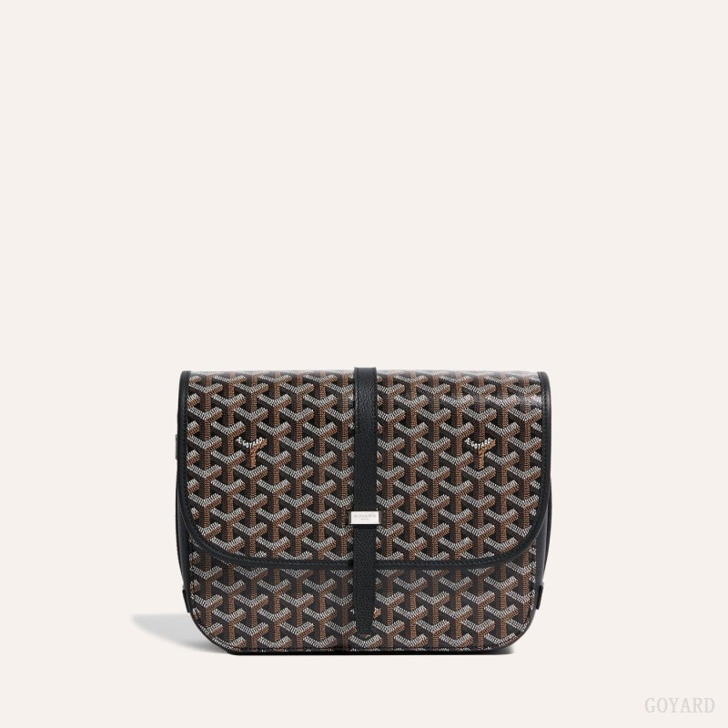 Goyard Belvedere MM Bag Mustat | XUKT3631