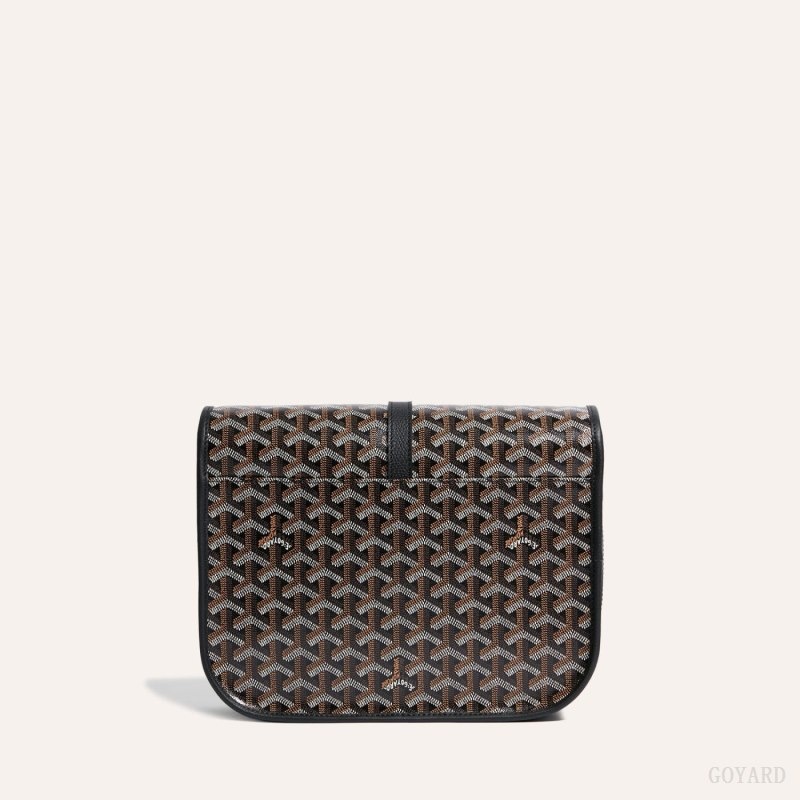 Goyard Belvedere MM Bag Mustat | XUKT3631