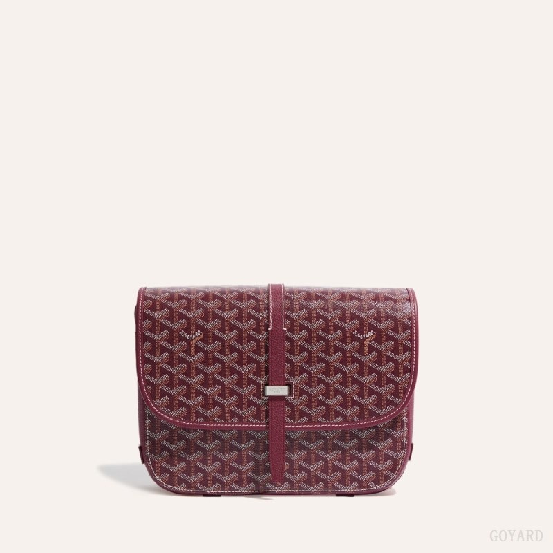 Goyard Belvedere MM Bag Viininpunainen | ZGQV3953