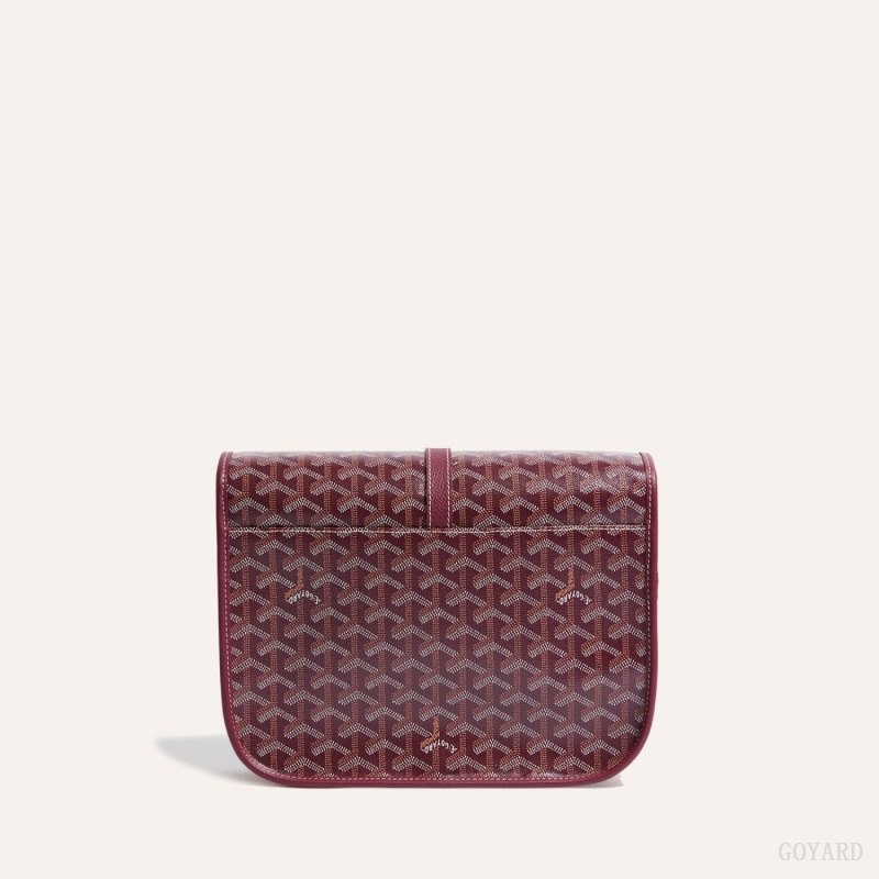 Goyard Belvedere MM Bag Viininpunainen | ZGQV3953