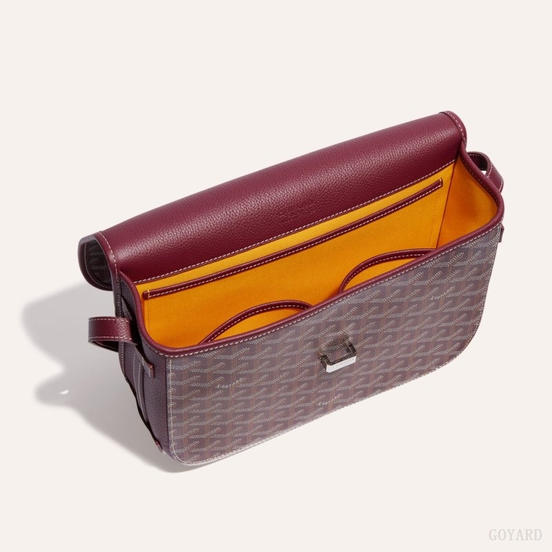 Goyard Belvedere MM Bag Viininpunainen | ZGQV3953