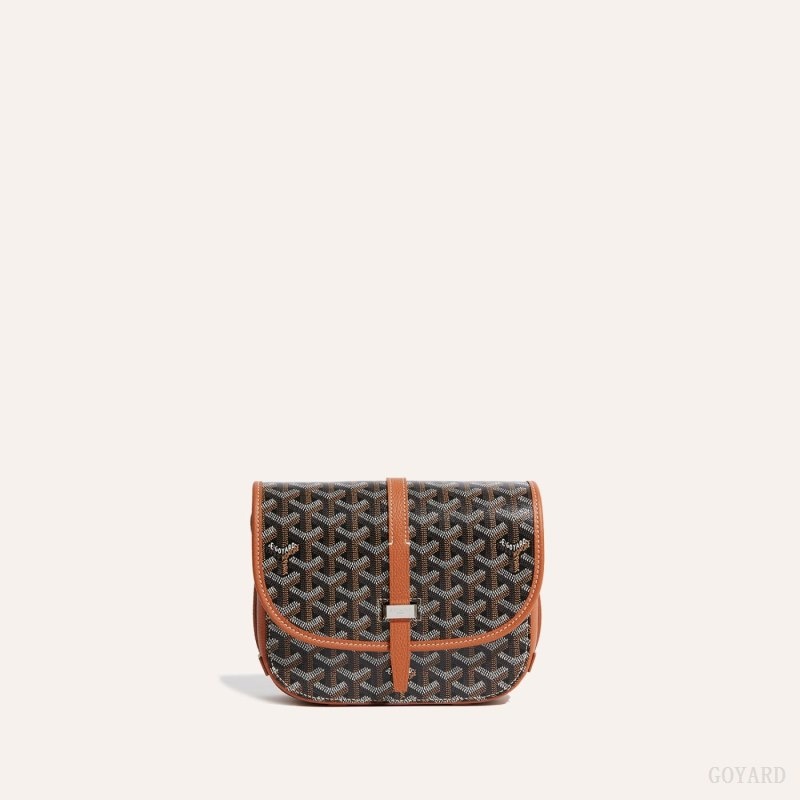 Goyard Belvedere PM Bag Mustat Ruskea | NZTE3643