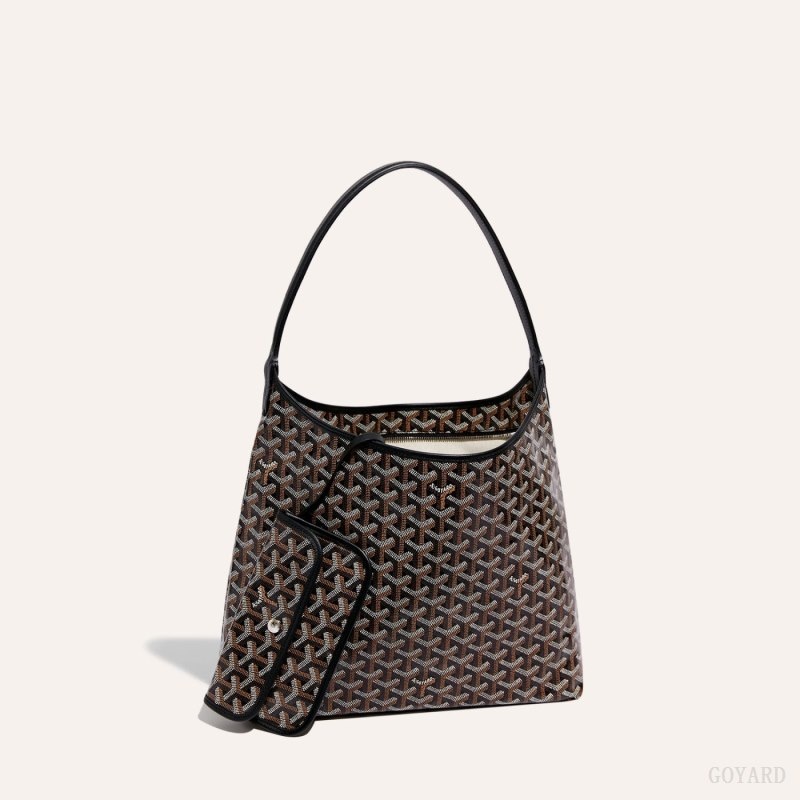 Goyard Bohème Hobo Bag Mustat | YUCO3112