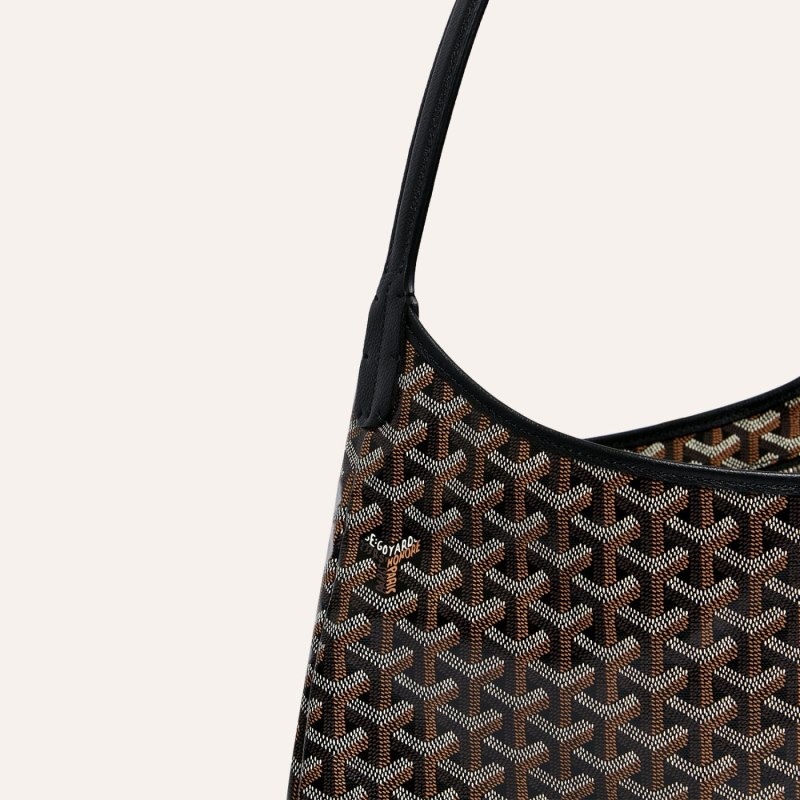 Goyard Bohème Hobo Bag Mustat | YUCO3112