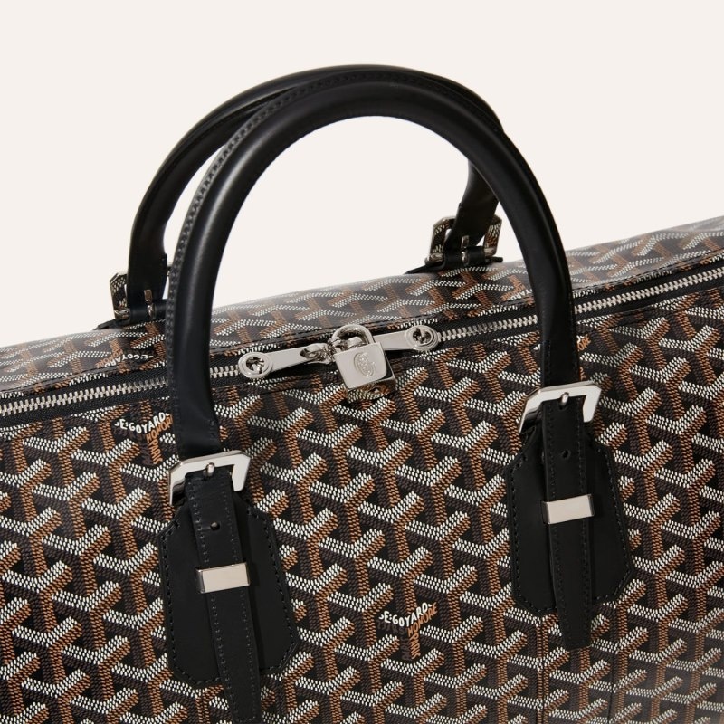 Goyard Boston 45 bag Mustat | RULC6118