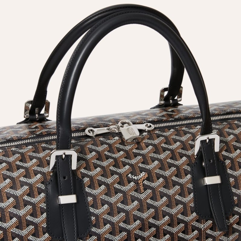 Goyard Boston 50 bag Mustat | JTEP9508