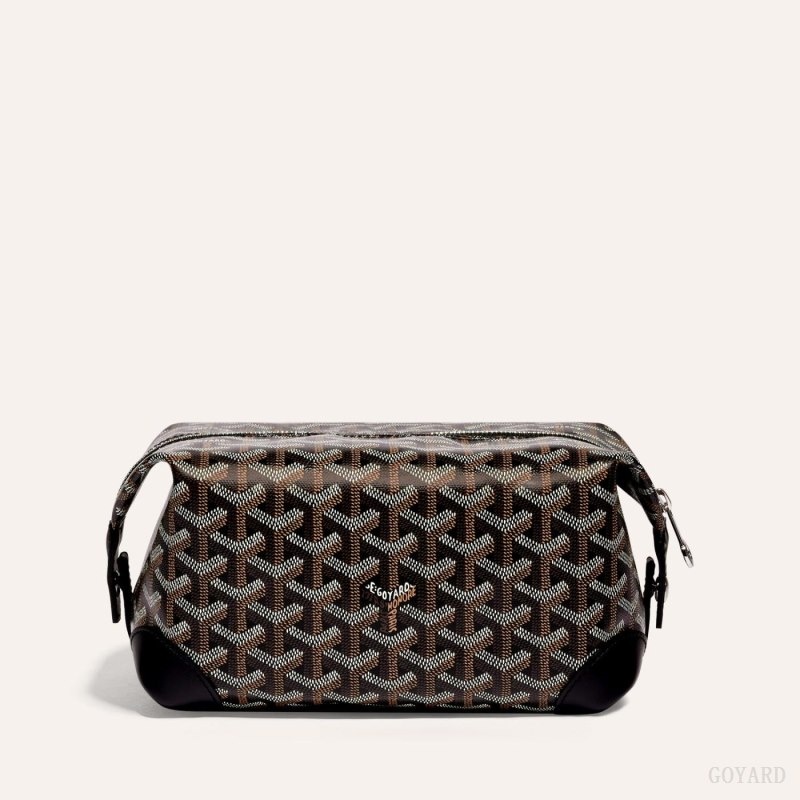 Goyard Bowling 25 Toiletry Bag Mustat | BXNE9260