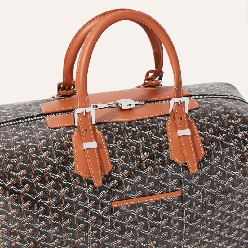 Goyard Bowling 45 bag Mustat Ruskea | ICBH3778