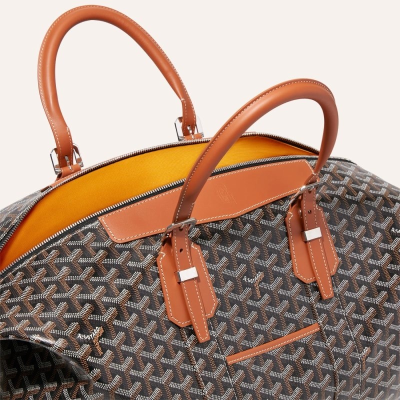 Goyard Bowling 45 bag Mustat Ruskea | ICBH3778