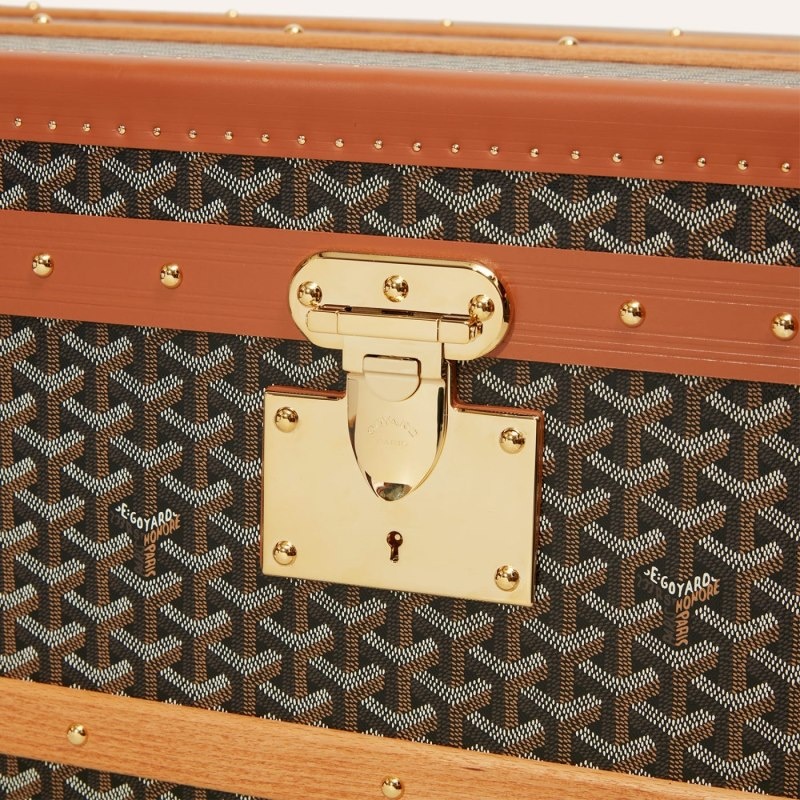 Goyard CABINE TRUNK Mustat Ruskea | LPFT9672