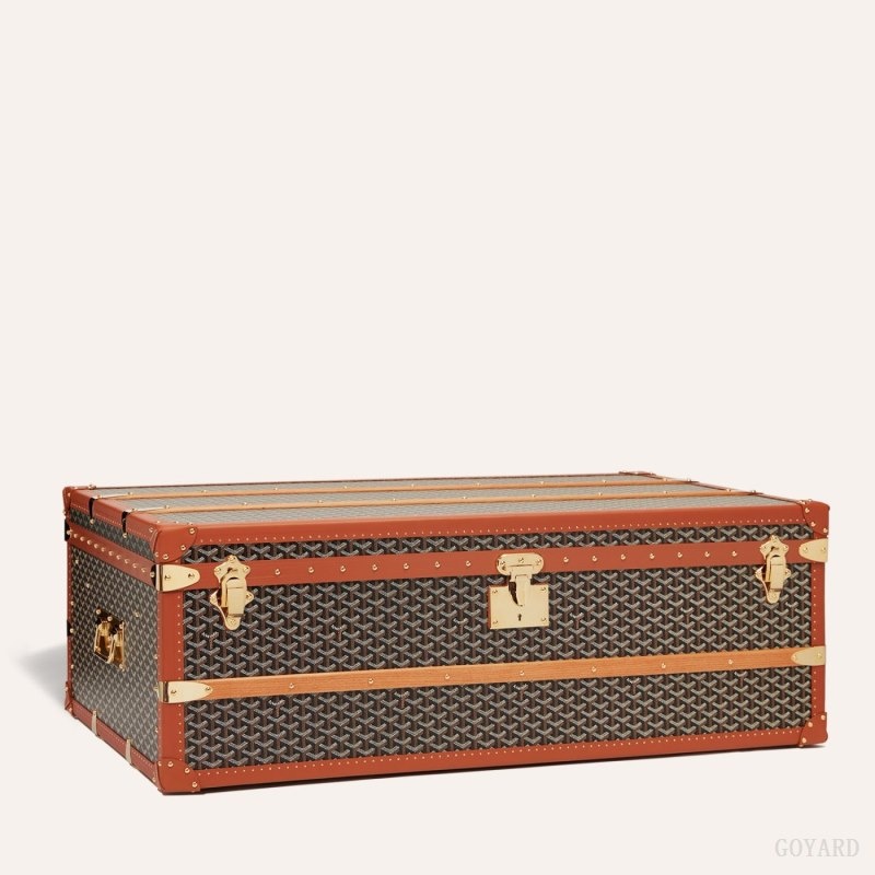 Goyard CABINE TRUNK Mustat Ruskea | LPFT9672