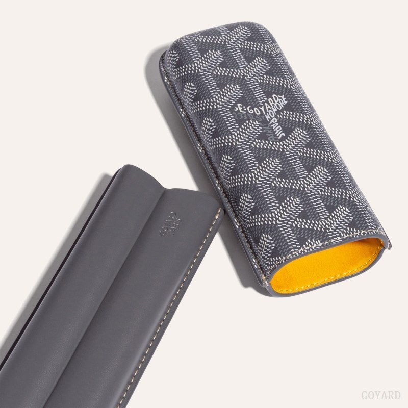 Goyard CHURCHILL 2 CIGAR CASE Harmaat | AGVZ7201