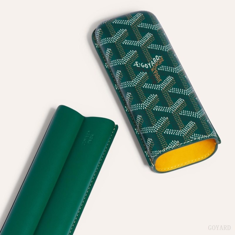 Goyard CHURCHILL 2 CIGAR CASE Vihreä | OJKG2402