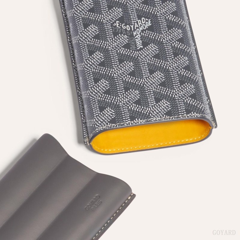 Goyard CHURCHILL 3 CIGAR CASE Harmaat | GBFZ7701