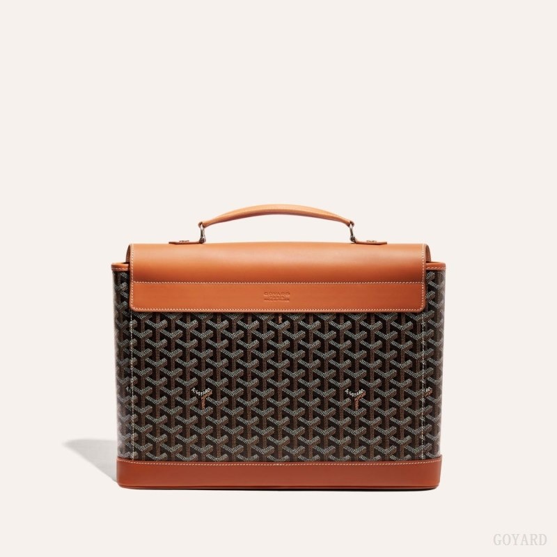 Goyard CITADIN PM MESSENGER BAG Mustat Ruskea | YNPR9827