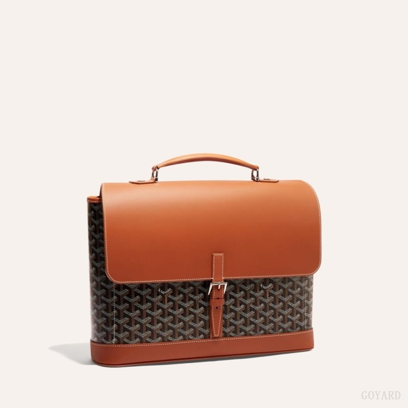 Goyard CITADIN PM MESSENGER BAG Mustat Ruskea | YNPR9827