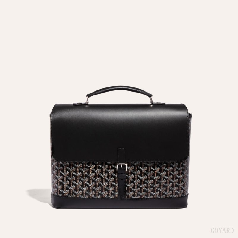 Goyard CITADIN PM MESSENGER BAG Mustat | EMWQ6627