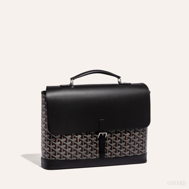 Goyard CITADIN PM MESSENGER BAG Mustat | EMWQ6627