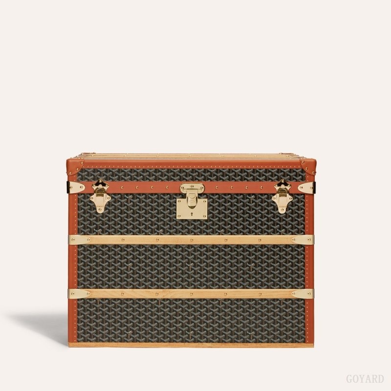 Goyard COURRIER TRUNK Mustat Ruskea | GHWU7780