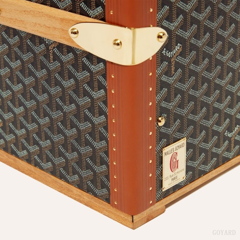 Goyard COURRIER TRUNK Mustat Ruskea | GHWU7780