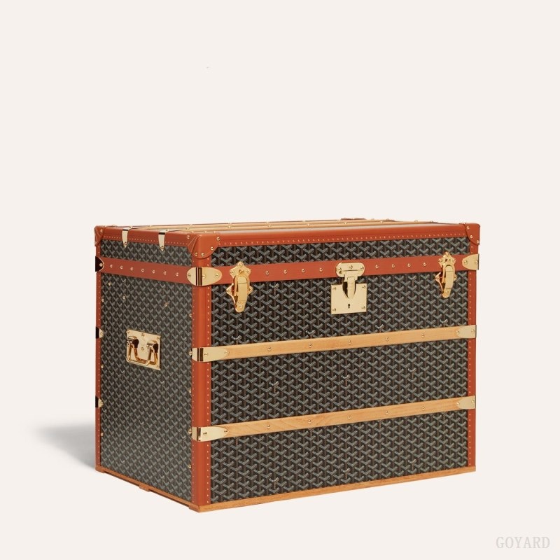 Goyard COURRIER TRUNK Mustat Ruskea | GHWU7780