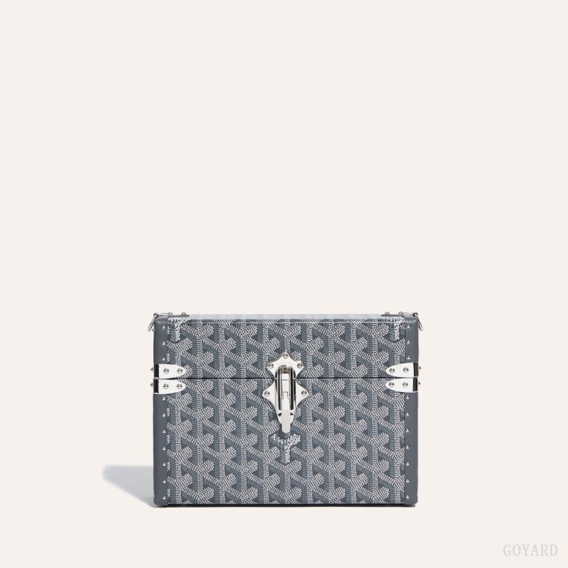 Goyard Cassette Trunk Bag Harmaat | QBNN8720