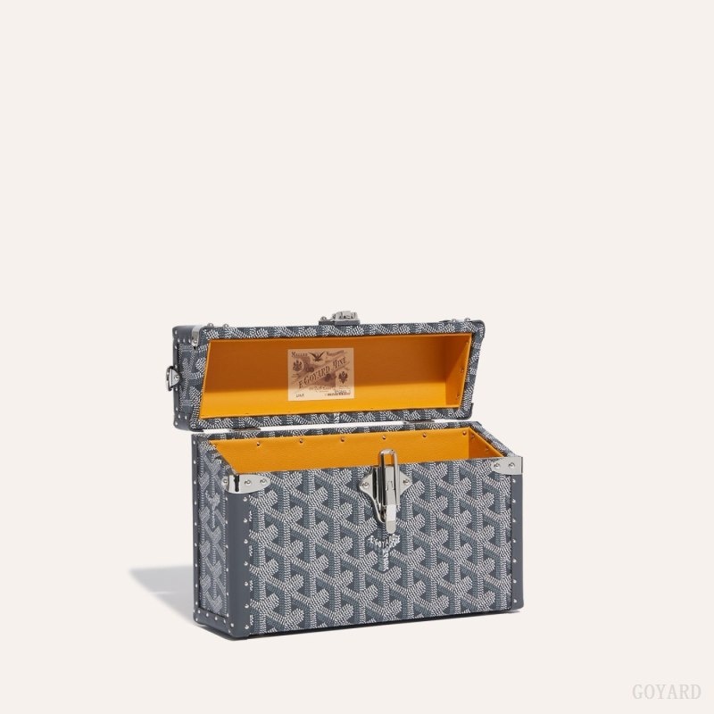 Goyard Cassette Trunk Bag Harmaat | QBNN8720