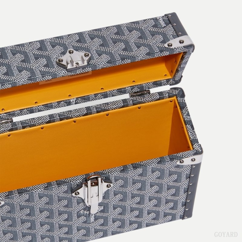 Goyard Cassette Trunk Bag Harmaat | QBNN8720